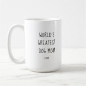 Die größte Mama für Hunde der Welt - Brauch-Happy Kaffeetasse (Links)