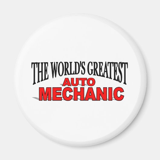 Die größte Mechanik für Auto der Welt Magnet (Vorne)