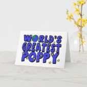 Die größte Mohnblume der Welt Karte (Gelbe Blume)