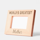 Die größte Mutter der Welt Geätzte Rahmen (Links)