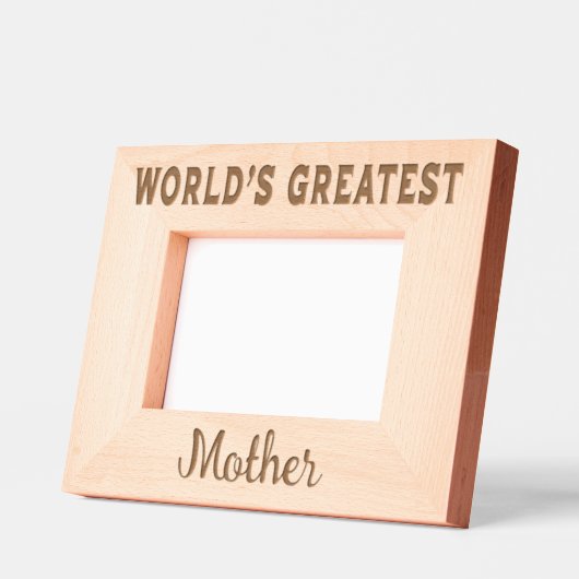 Die größte Mutter der Welt Geätzte Rahmen (Links)