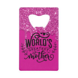 Die größte Mutter der Welt Geldbeutel Flaschenöffner