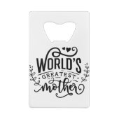 Die größte Mutter der Welt Geldbeutel Flaschenöffner (Rückseite)