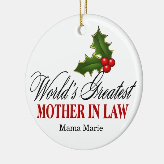 Die größte Mutter der Welt im Jura Keramik Ornament (Links)