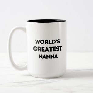 Die größte Nanna-Tasse der Welt Zweifarbige Tasse
