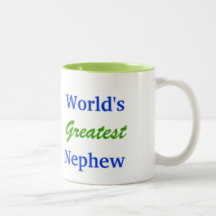 Die größte Neffe-Tasse der Welt Zweifarbige Tasse