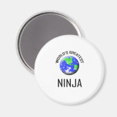 Die größte Ninja der Welt Magnet (Vorderseite/Rückseite)