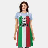 Die größte Nonna-Schürze der Welt Schürze (Getragen)