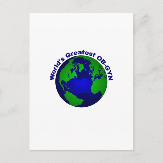 Die größte OB-GYN der Welt Postkarte (Vorderseite)