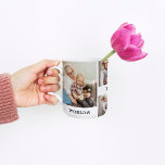 Die größte Oma-5-Tasse für kundenspezifisches Foto Kaffeetasse<br><div class="desc">Feiern Sie die Liebe der Familie mit unserer größten Oma 5 Custom Foto Tasse der Welt. Dieses personalisierte Geschenk mit fünf besonderen Momenten wird Oma jeden Morgen ein Lächeln bringen</div>