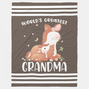 Die größte Oma der Welt für Hirte und Fawn Fleecedecke