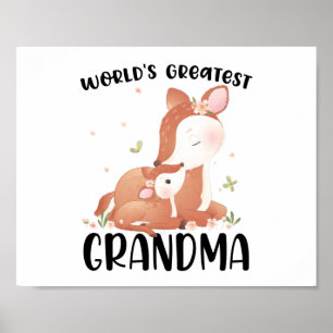Die größte Oma der Welt für Hirte und Fawn Poster