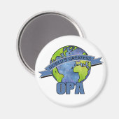 Die größte Opa der Welt Magnet (Vorderseite/Rückseite)