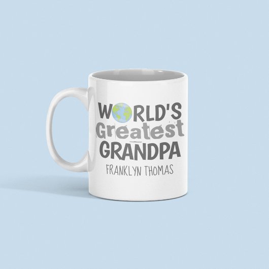 Die größte Opa-Moderne Typografie der Welt Kaffeetasse