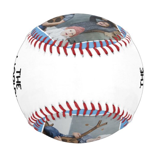 Die größte Pawpaw-4-Foto-Baseball der Welt Baseball (Rückseite)