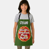 Die größte Pizza Maker Schürze für Kinder (Insitu)