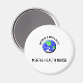 Die größte psychische Krankenversorgung der Welt Magnet (Vorderseite/Rückseite)