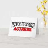 Die größte Schauspielerin der Welt Karte (Gelbe Blume)