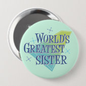 Die größte Schwester der Welt Button (Vorne & Hinten)