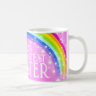 Die größte SISTER-Regenbogenlampe der Welt, rosa T Kaffeetasse