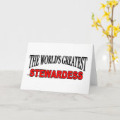Die größte Stewardess der Welt Karte (Gelbe Blume)