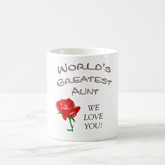 Die größte Tante der Welt Kaffeetasse (Mittel)