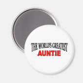 Die größte Tante der Welt Magnet (Vorderseite/Rückseite)