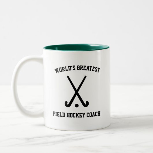 Die größte Tasse für Feldhockey-Coach (Links)