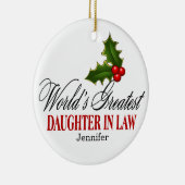 Die größte Tochter der Welt im Jura Keramik Ornament (Rechts)