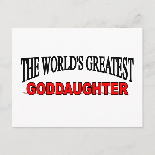 Die größte Tochter der Welt Postkarte (Vorderseite)