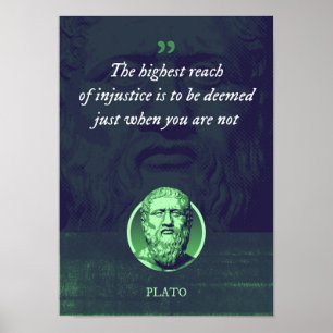Die größte Ungerechtigkeit gilt als erreicht Poster