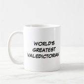 "Die größte valedictorianische" Tasse der Welt (Links)
