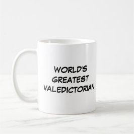 "Die größte valedictorianische" Tasse der Welt