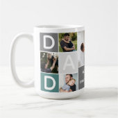 Die größte Vater-Collage-Tasse der Welt Kaffeetasse (Links)