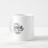 Die größte Vater-Typografie-Tasse der Welt Kaffeetasse (Vorderseite Links)