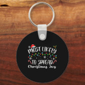 Die größte Wahrscheinlichkeit Weihnachtsfreude zu  Schlüsselanhänger (Vorderseite)