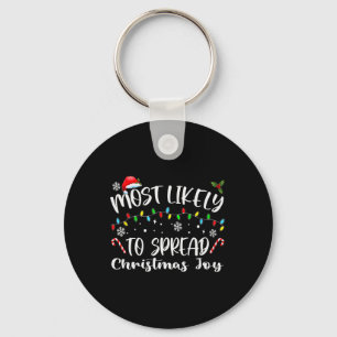 Die größte Wahrscheinlichkeit Weihnachtsfreude zu Schlüsselanhänger
