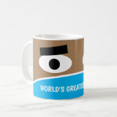 Die größte Zahnarztmaske der Welt Kaffeetasse (Vorderseite Links)