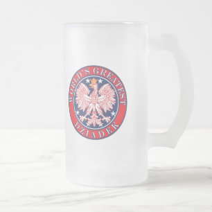 Die größte Ziadaus der Welt Mattglas Bierglas