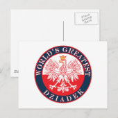 Die größte Ziadaus der Welt Postkarte (Vorne/Hinten)