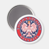 Die größte Ziadzia der Welt Magnet (Vorderseite/Rückseite)
