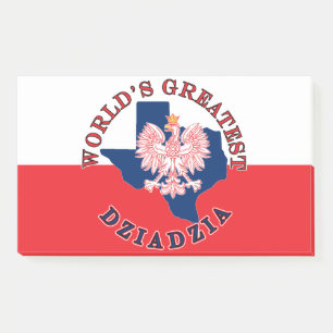 Die größte Ziadzia der Welt Post-it Klebezettel