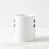 "Die größten Bossy Pants der Welt" Kaffeetasse (Mittel)