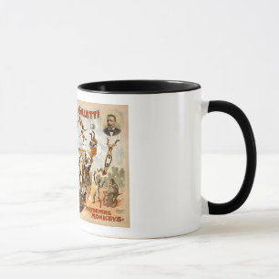 Die größten darbietenden Affen der Welt 1892 Tasse