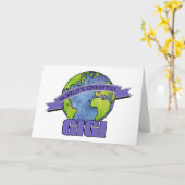 Die größten Gigi der Welt Karte (Gelbe Blume)