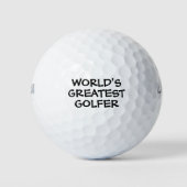 "Die größten Golfer der Welt" Golfplätze Golfball (Vorderseite)