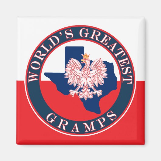 Die größten Gramps der Welt Magnet (Vorne)