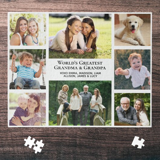 Die größten Großeltern der Welt - FotoCollage Puzzle
