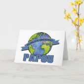 Die größten Papou der Welt Karte (Gelbe Blume)