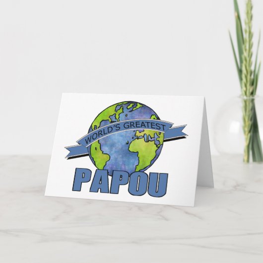 Die größten Papou der Welt Karte (Vorderseite)